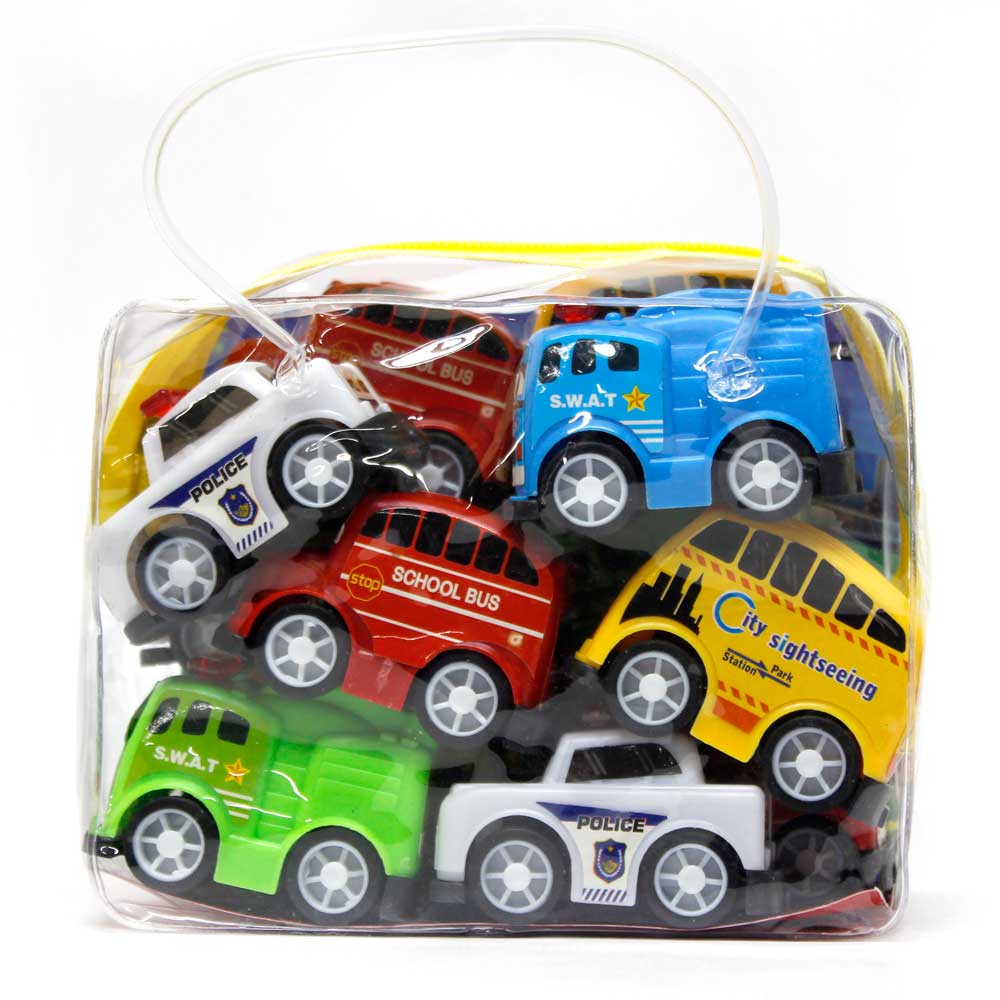Bộ đồ chơi 12 xe oto chạy trớn