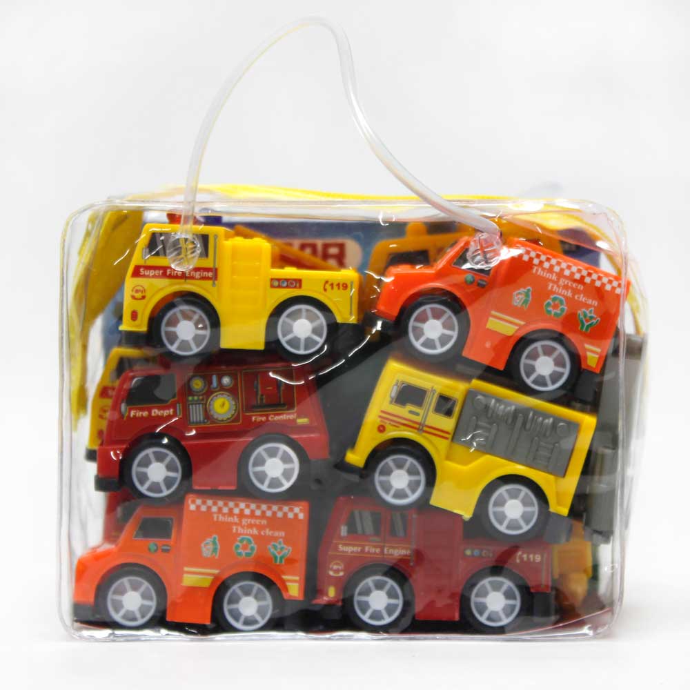 Bộ đồ chơi 12 xe cứu hỏa chạy trớn