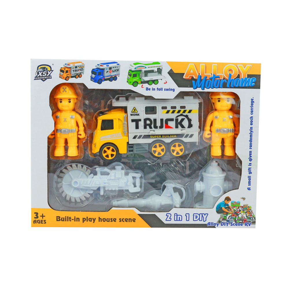 Bộ đồ chơi lắp ráp mô hình xe 2 in 1