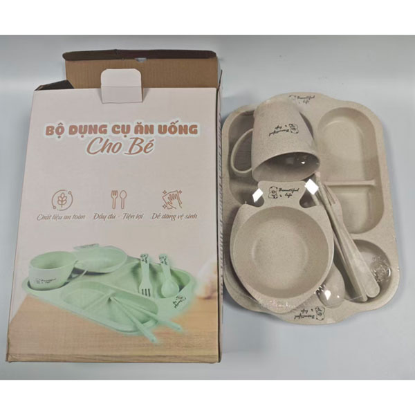 Bộ dụng cụ ăn uống 6 chi tiết cho bé