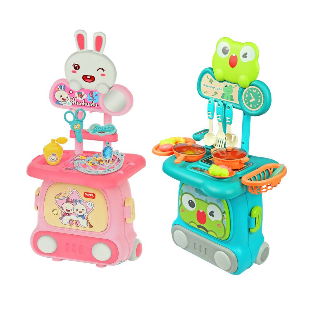 Bộ đồ chơi nhà bếp-trang điểm dạng balo đeo