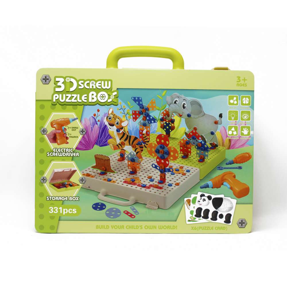 Đồ chơi xếp khối bánh răng 3D