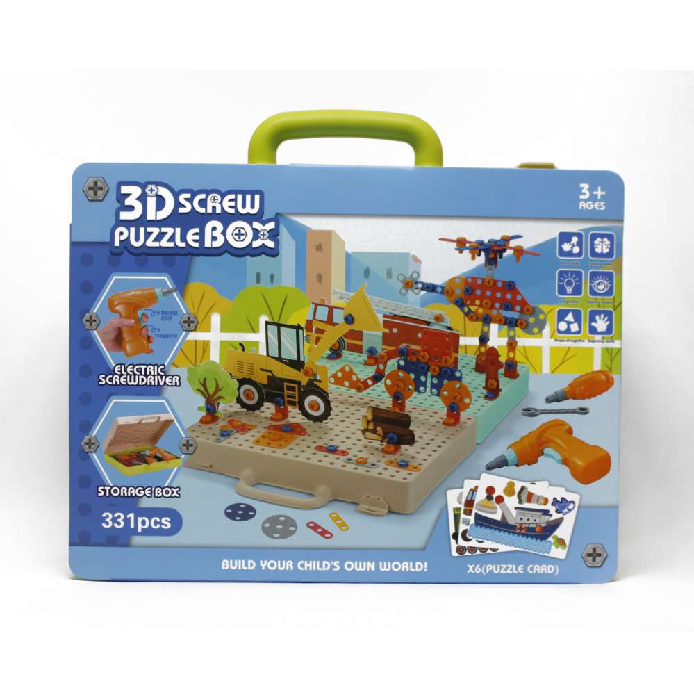 Đồ chơi xếp khối bánh răng 3D