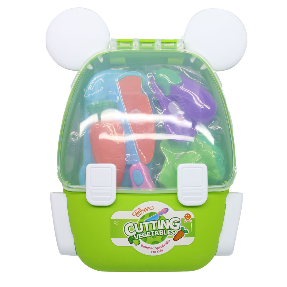 Đồ chơi hướng nghiệp: cắt rau củ quả dạng balo