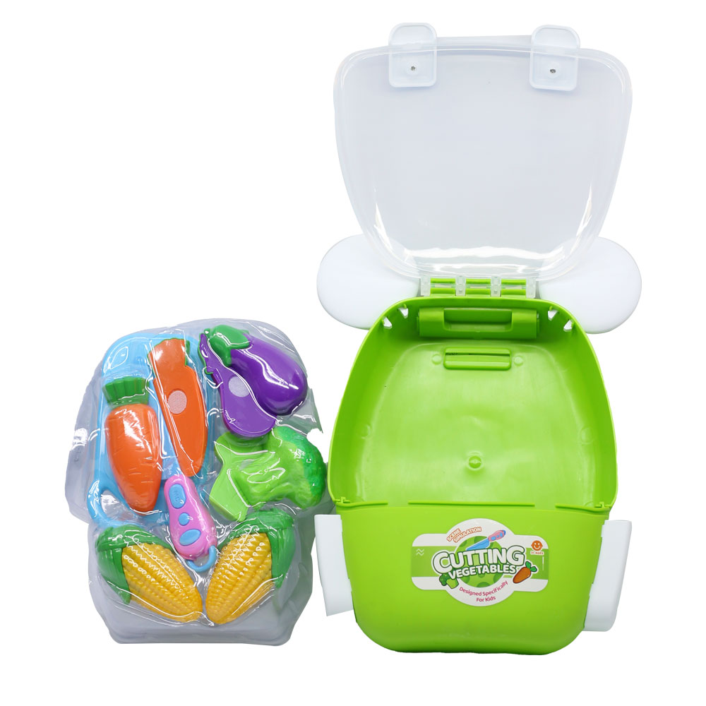 Đồ chơi hướng nghiệp: cắt rau củ quả dạng balo