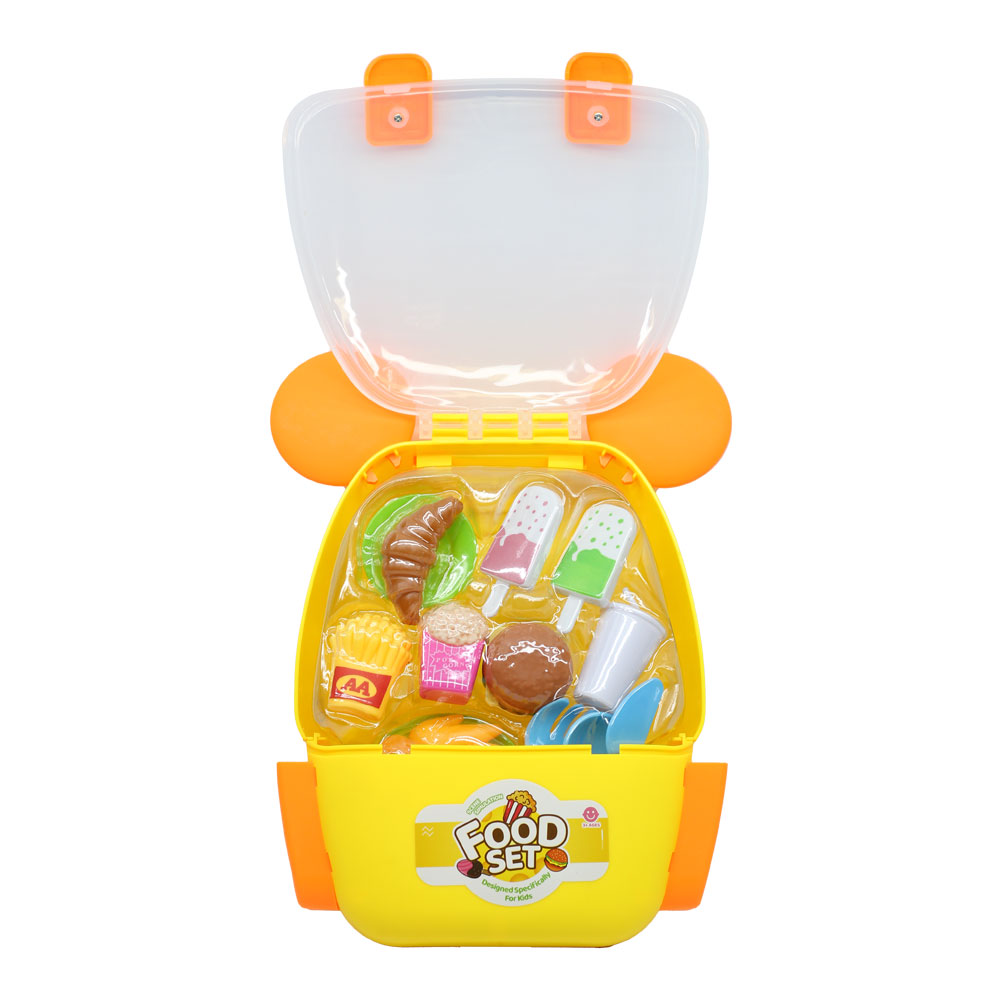 Đồ chơi hướng nghiệp: thức ăn nhanh dạng balo