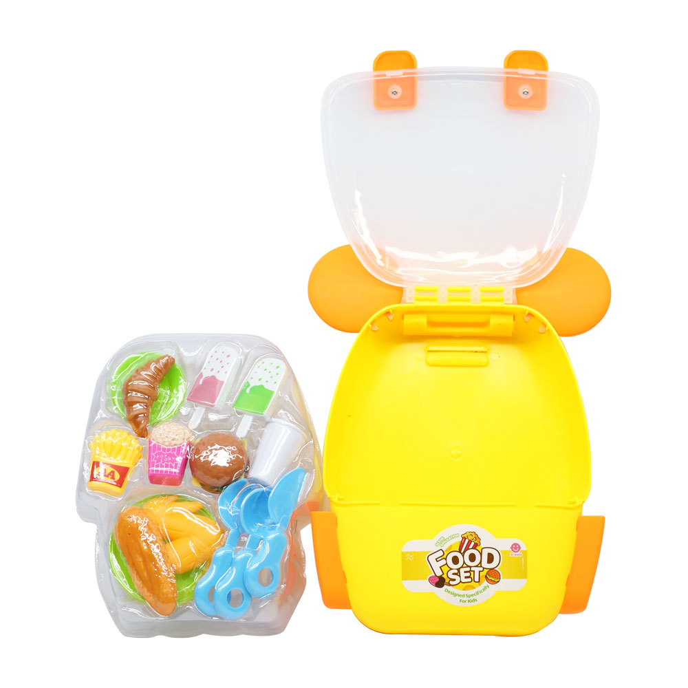 Đồ chơi hướng nghiệp: thức ăn nhanh dạng balo