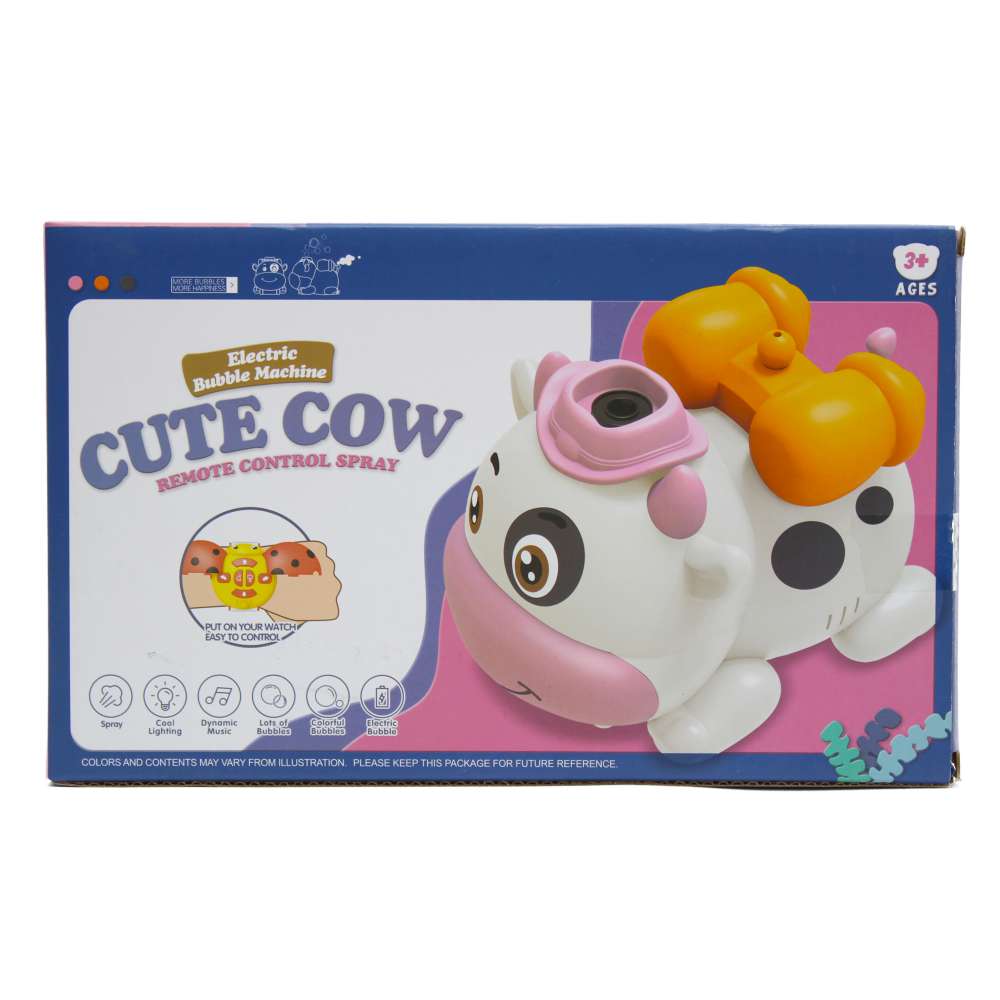 Đồ chơi thổi bong bóng bò sữa điều khiển