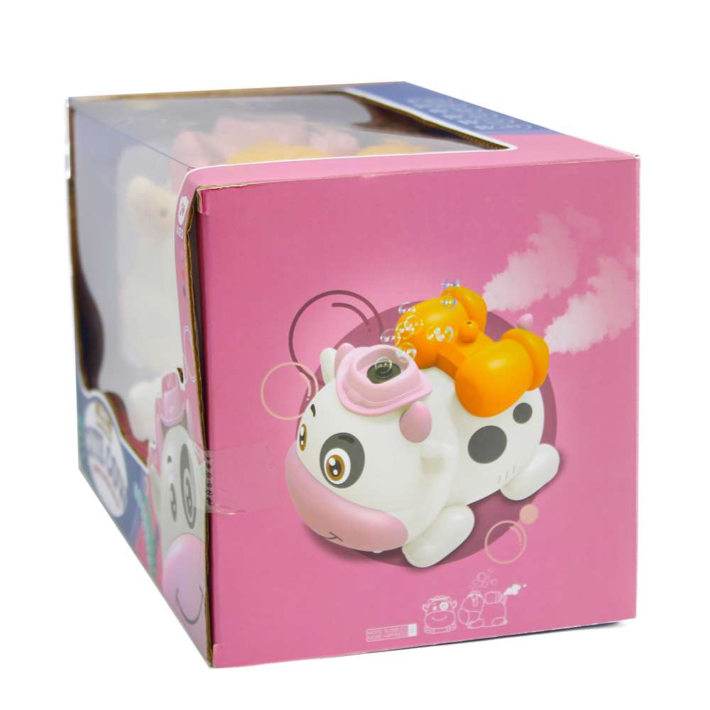 Đồ chơi thổi bong bóng bò sữa điều khiển