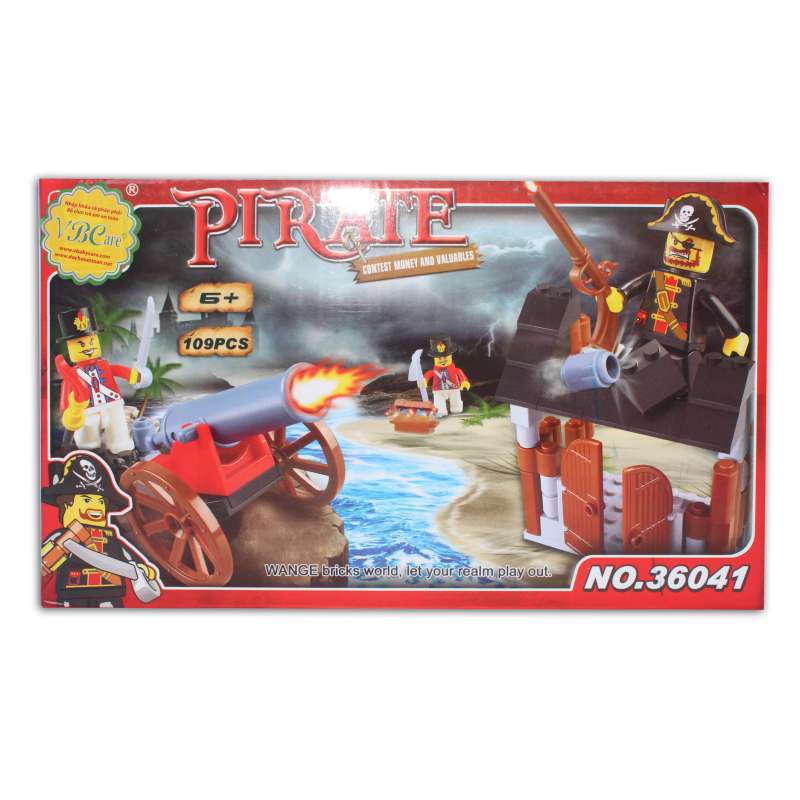 Đồ chơi xếp khối lego-cướp biển 109 pcs