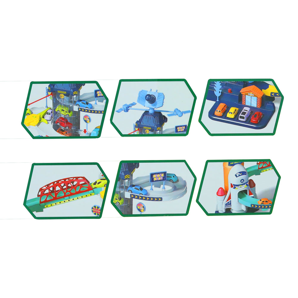  Bộ đồ chơi mô hình bãi đậu xe phi thuyền