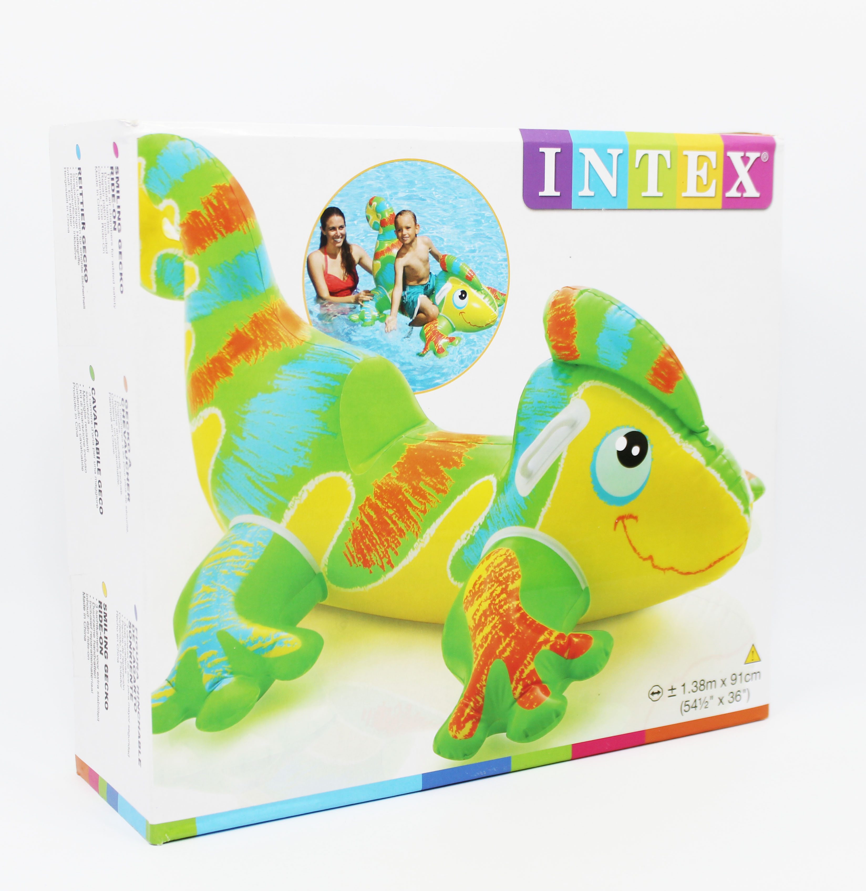 Phao bơi Intex tắc kè hoa