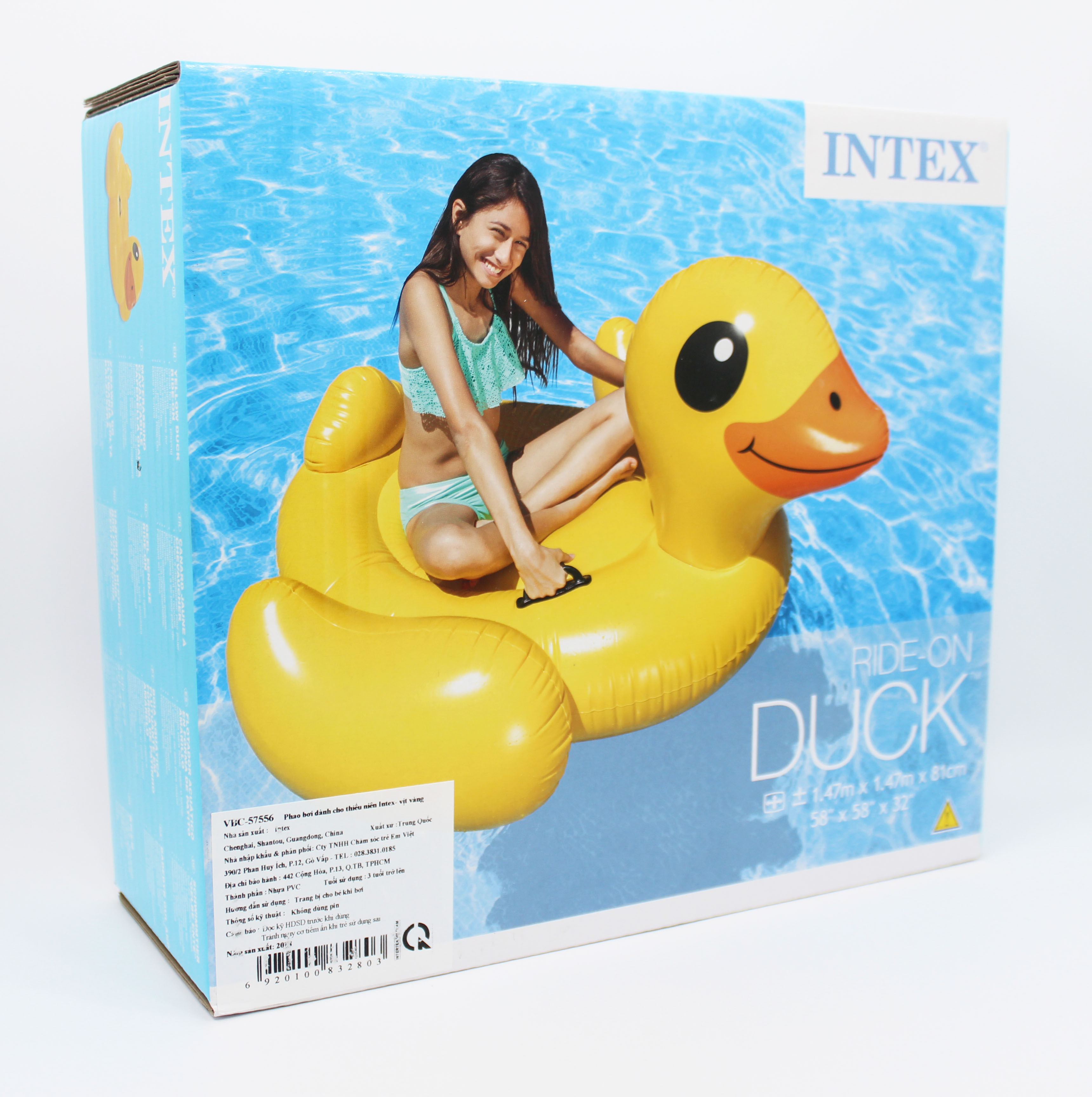 Phao bơi dành cho thiếu niên Intex- vịt vàng