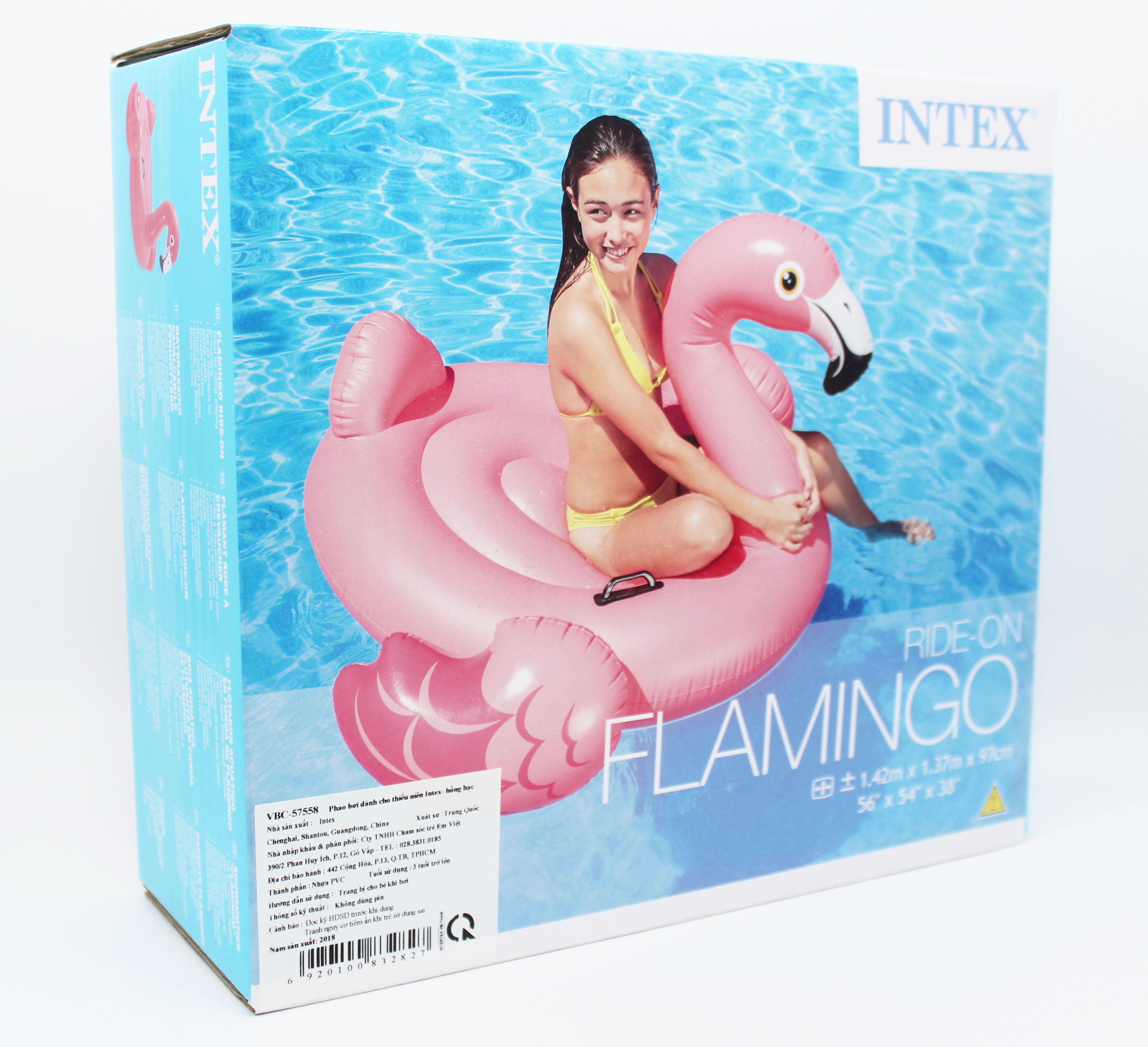 Phao bơi dành cho thiếu niên Intex- hồng hạc