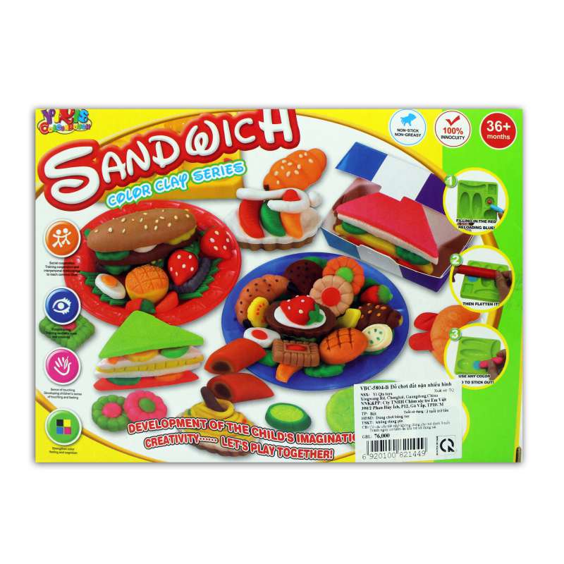 Đồ chơi đất nặn nhiều hình
