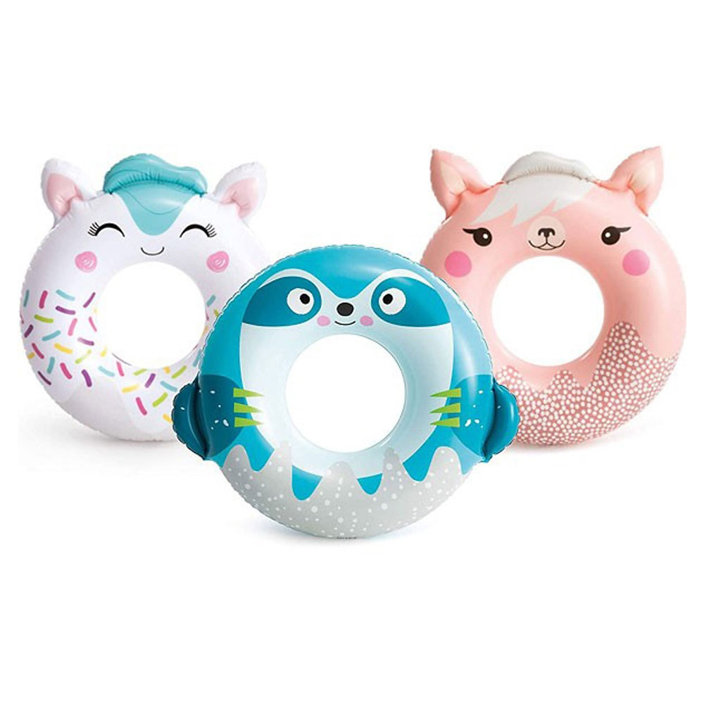 Phao bơi Intex tròn hình thú