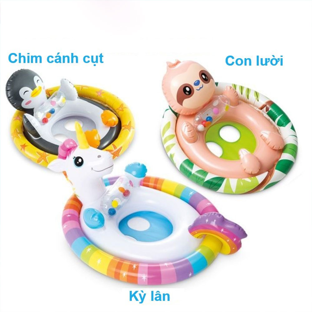 Phao bơi thú xỏ chân Intex