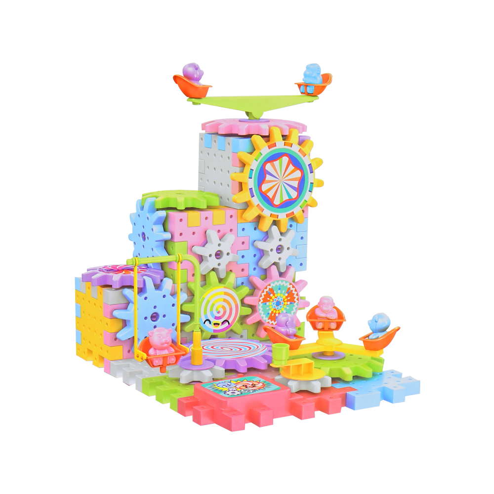 Bộ đồ chơi lắp ráp trục xoay