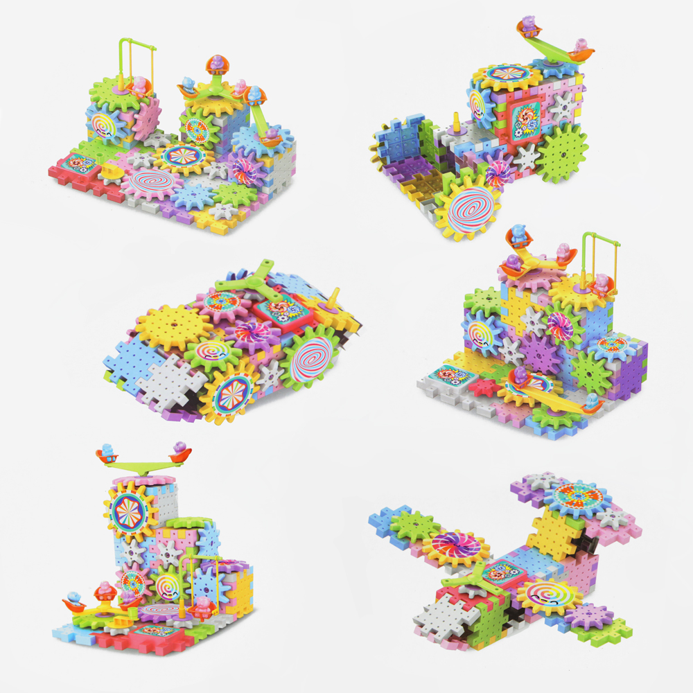 Bộ đồ chơi lắp ráp trục xoay