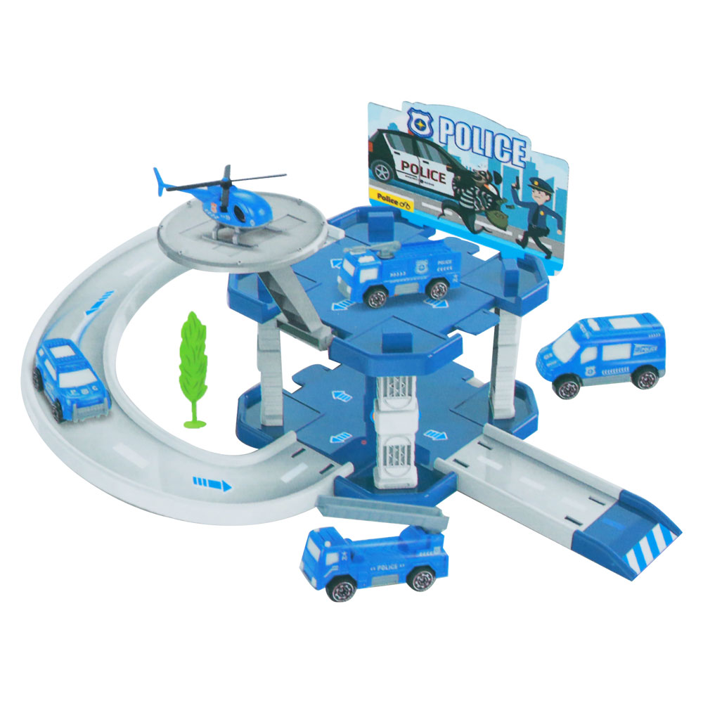 Đồ chơi mô hình bãi xe chuyên dụng