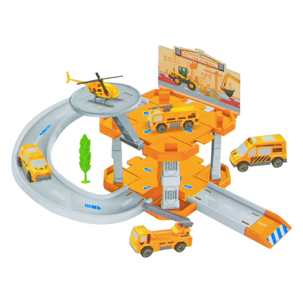 Đồ chơi mô hình bãi xe chuyên dụng