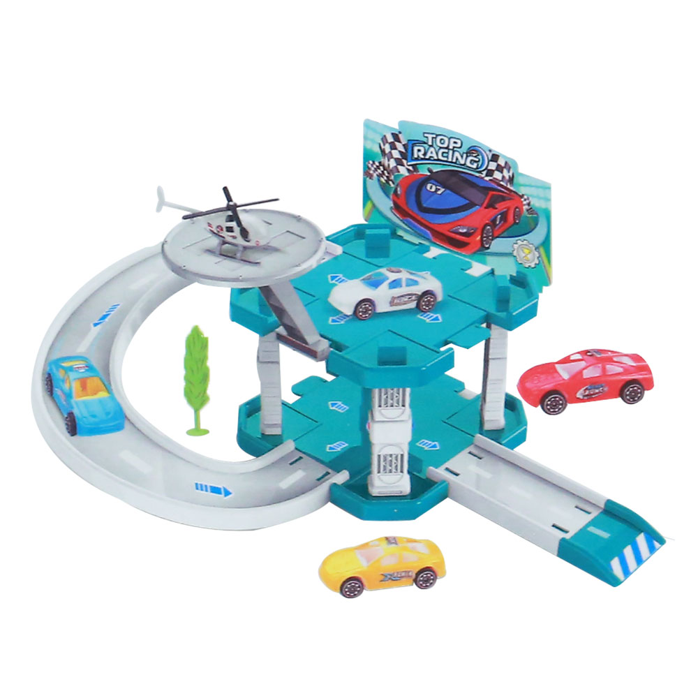 Đồ chơi mô hình bãi xe chuyên dụng