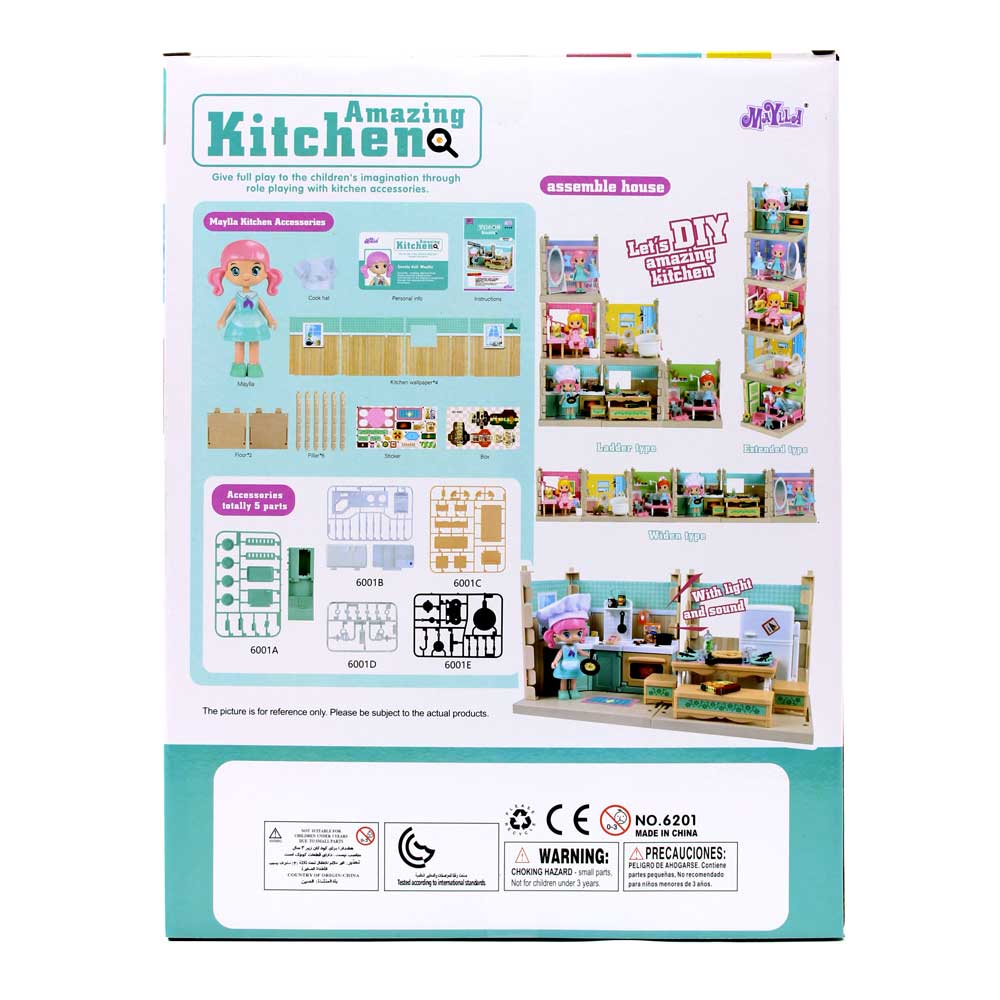 Đồ chơi lắp ghép các kiểu phòng dùng pin