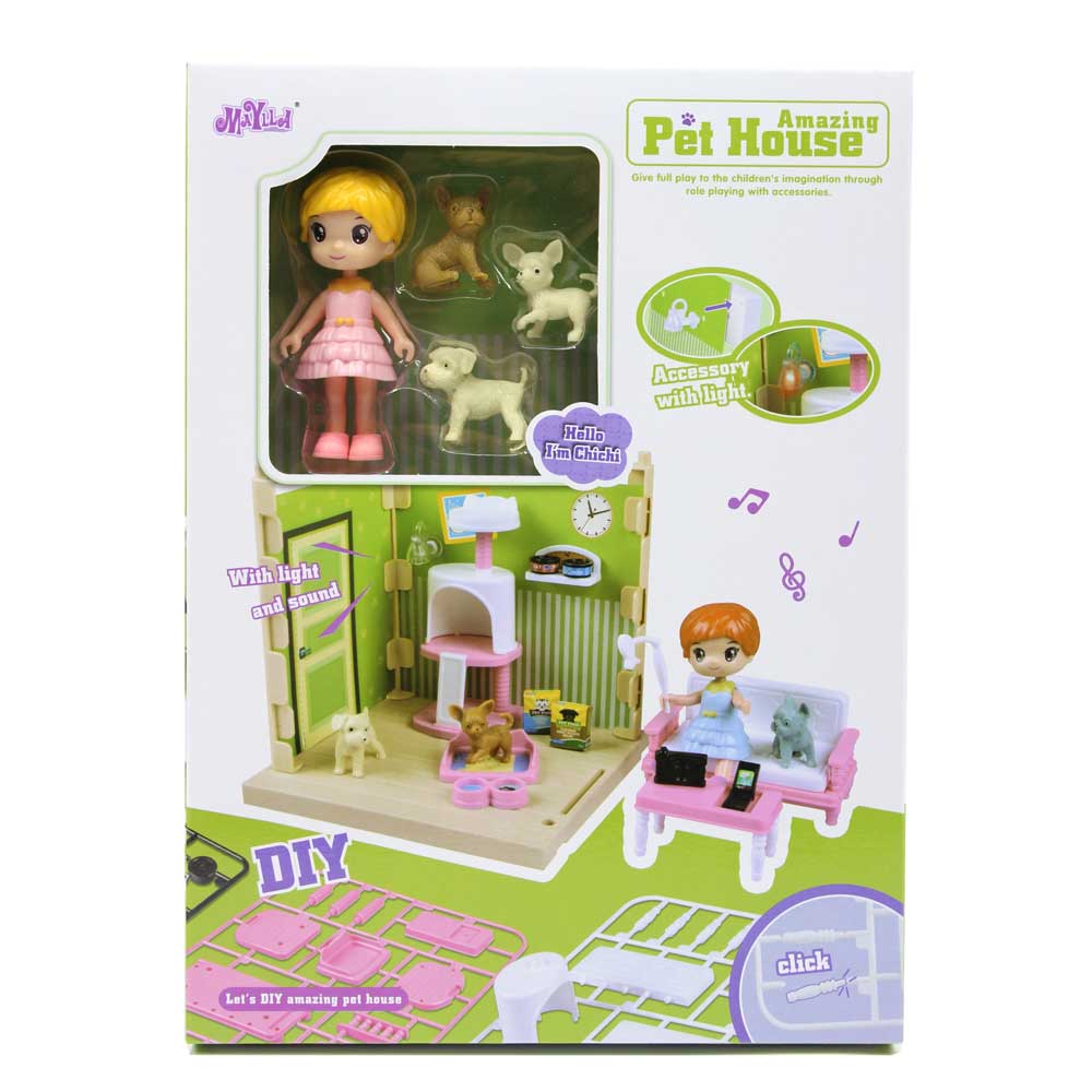 Đồ chơi lắp ghép các kiểu phòng dùng pin