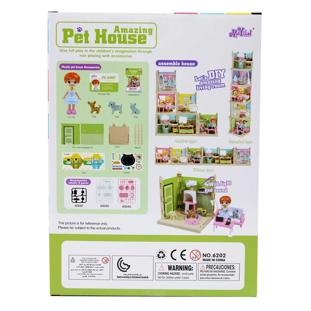 Đồ chơi lắp ghép các kiểu phòng dùng pin