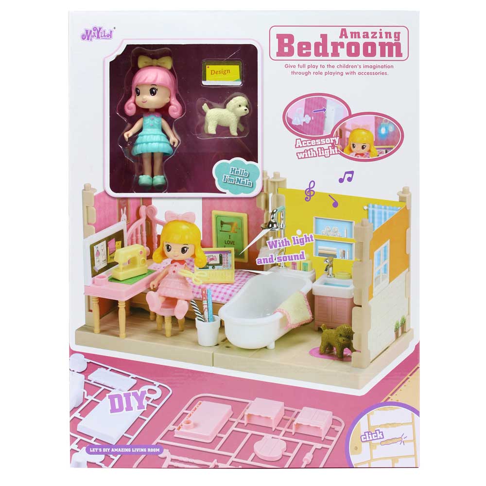 Đồ chơi lắp ghép các kiểu phòng dùng pin