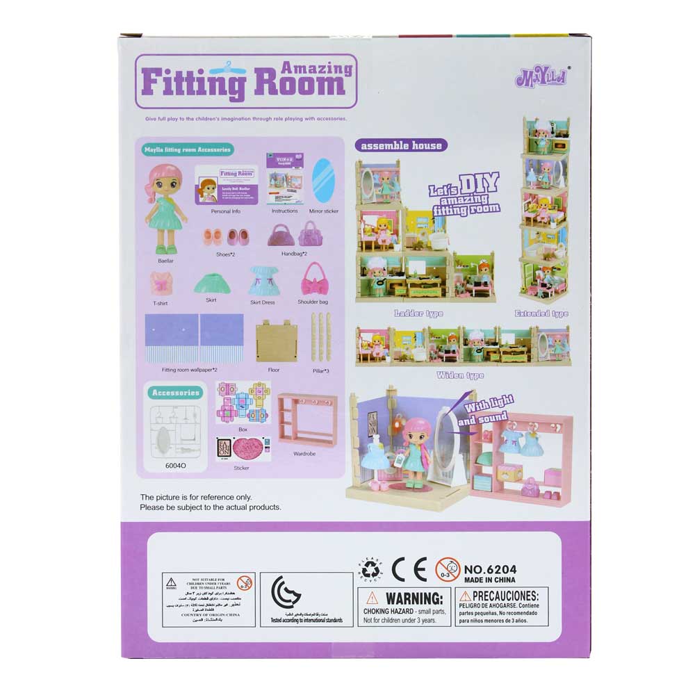 Đồ chơi lắp ghép các kiểu phòng dùng pin