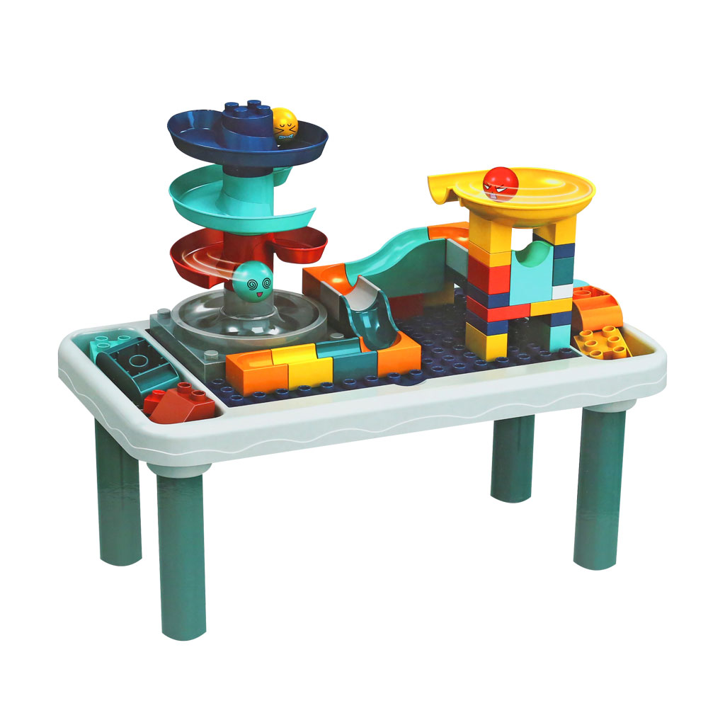 Bộ đồ chơi bàn học kèm 43 khối xếp hình