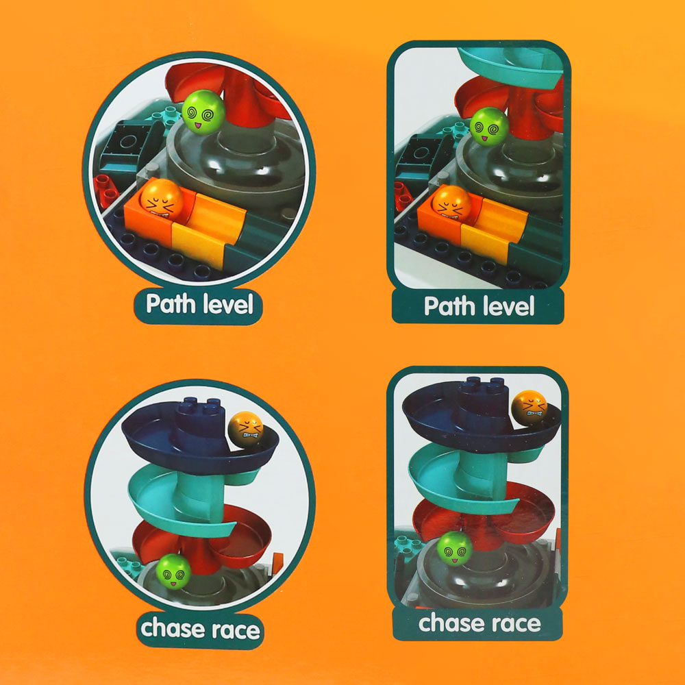 Bộ đồ chơi bàn học kèm 43 khối xếp hình