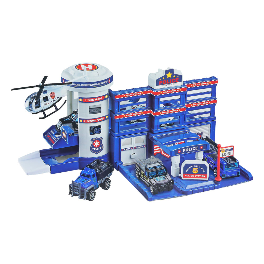 Đồ chơi bãi đỗ xe công trình chuyên dụng