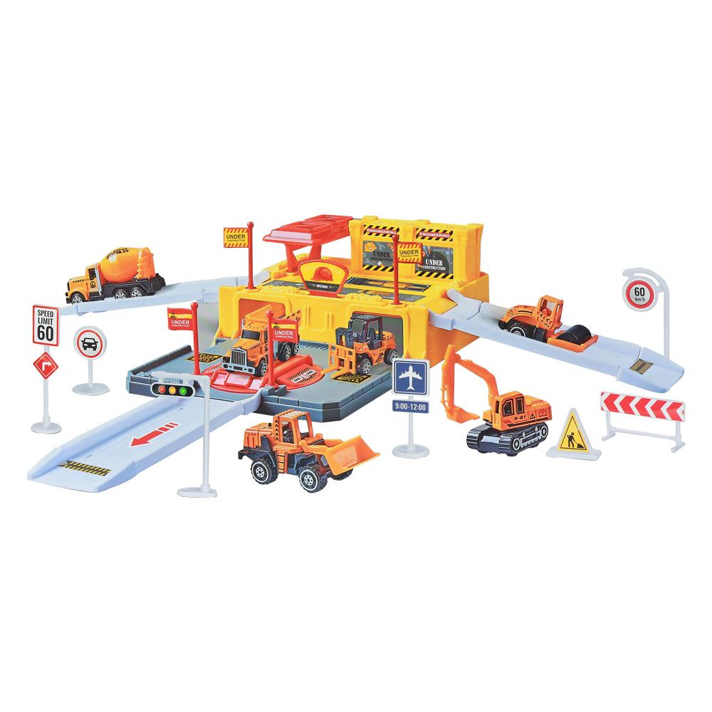 Đồ chơi bãi đỗ xe công trình chuyên dụng