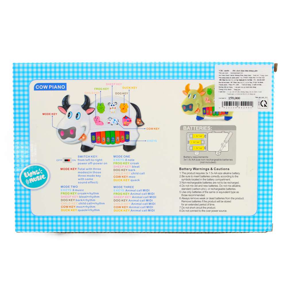 Đồ chơi đàn thú dùng pin