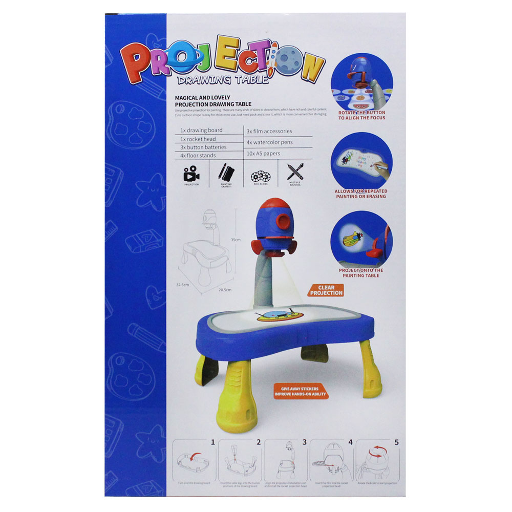 Đồ chơi bảng chiếu dùng pin hình phi thuyền