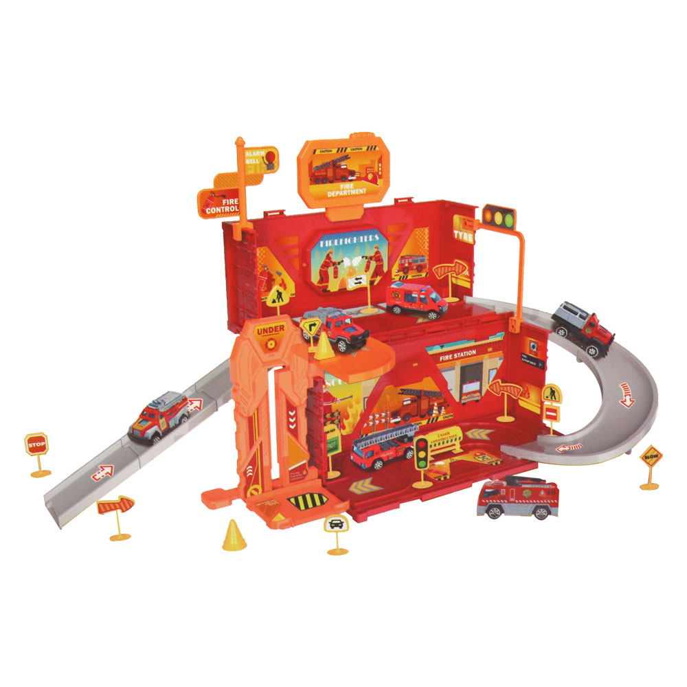 Bộ đồ chơi mô hình bãi đậu xe cho bé