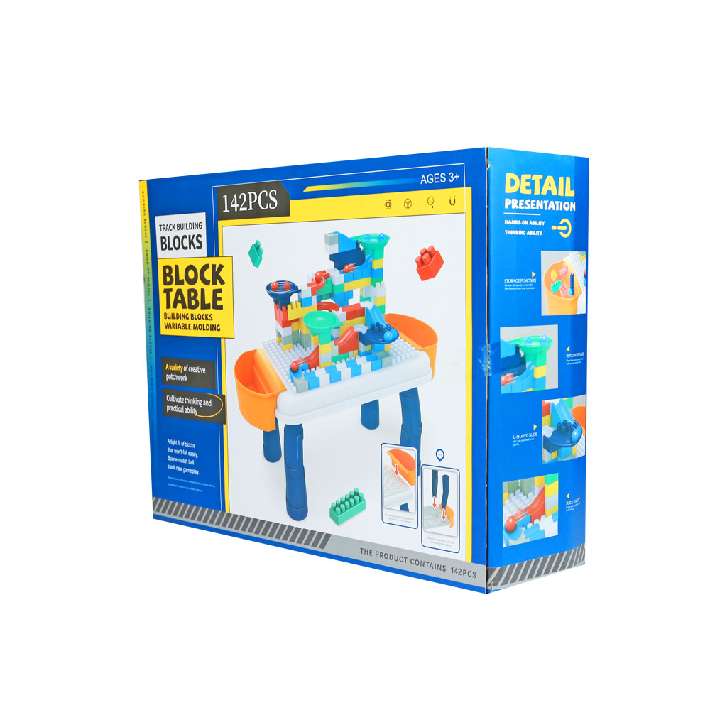 Bộ đồ chơi bàn học kèm 142 khối xếp hình