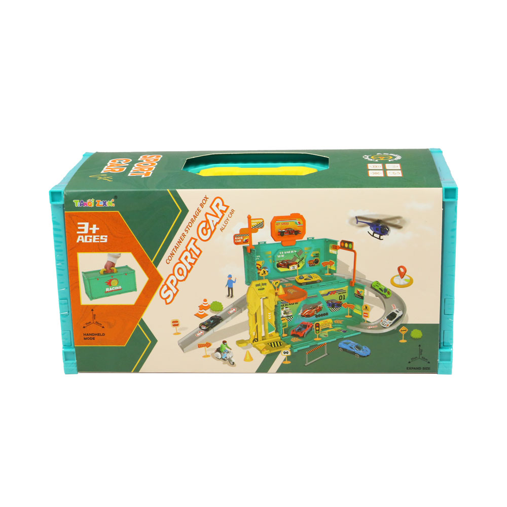 Bộ đồ chơi mô hình bãi đậu xe cho bé