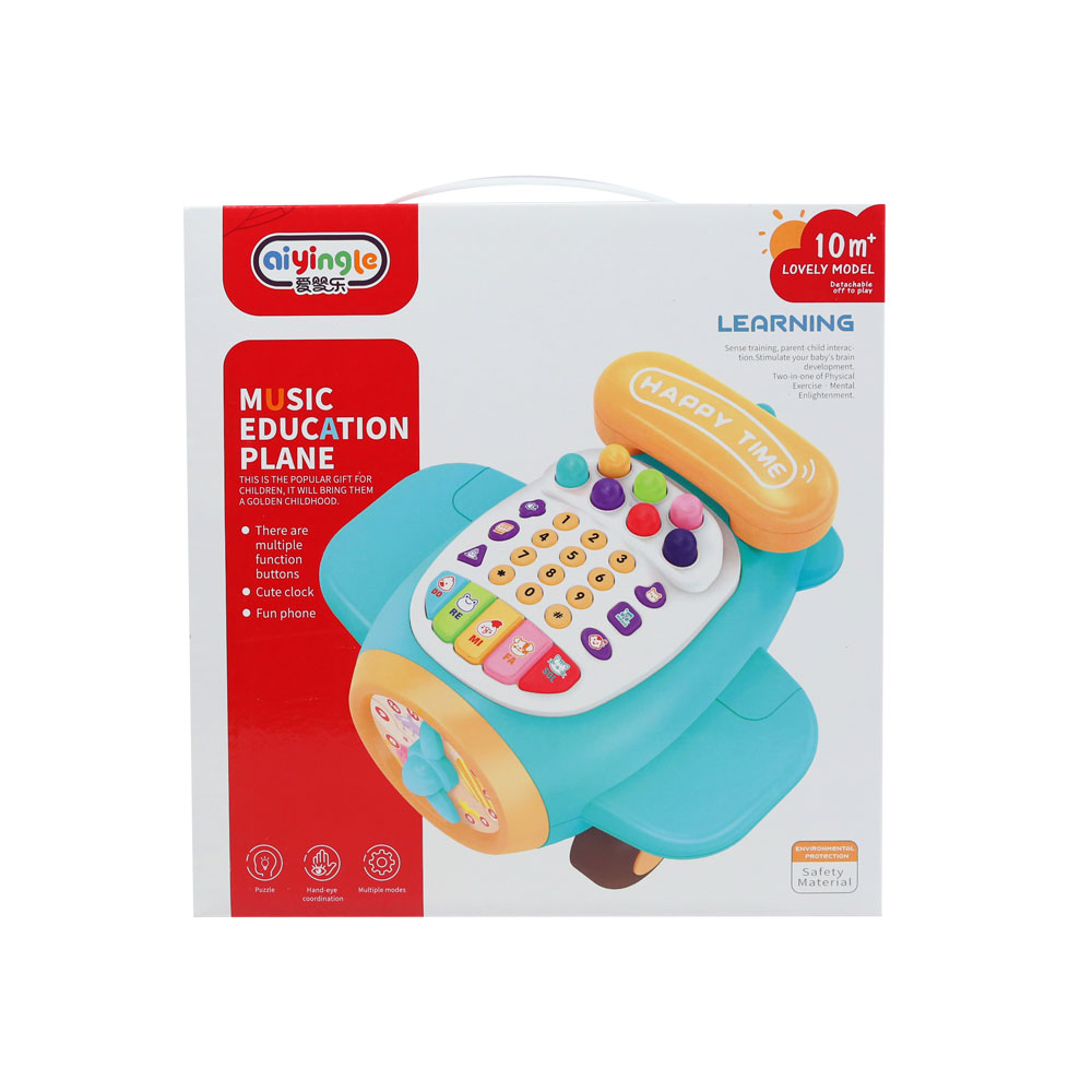 Đồ chơi máy bay điện thoại đèn nhạc