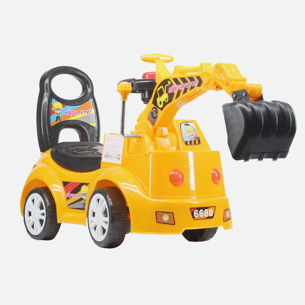 Đồ chơi xe công trình chòi chân dùng pin