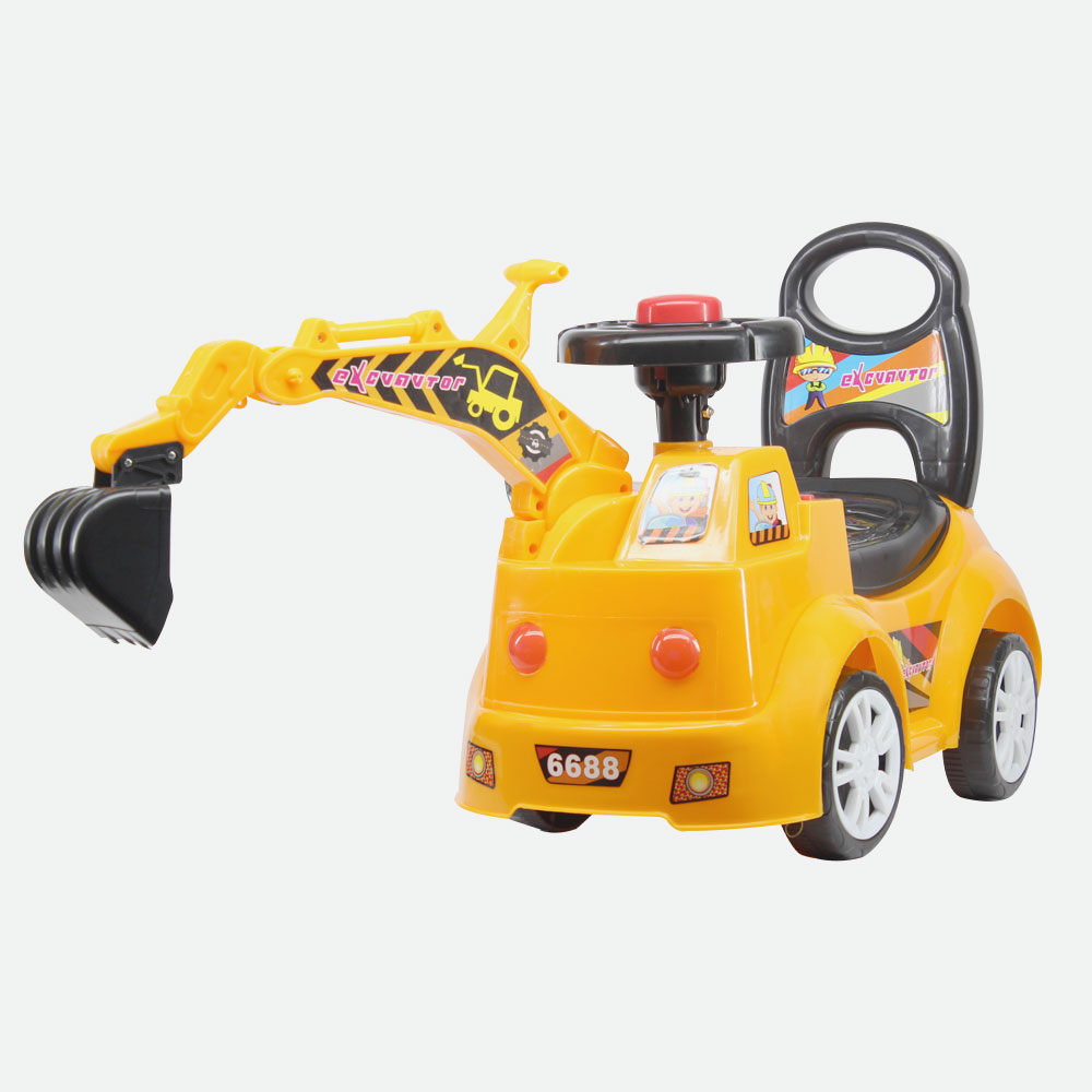 Đồ chơi xe công trình chòi chân dùng pin