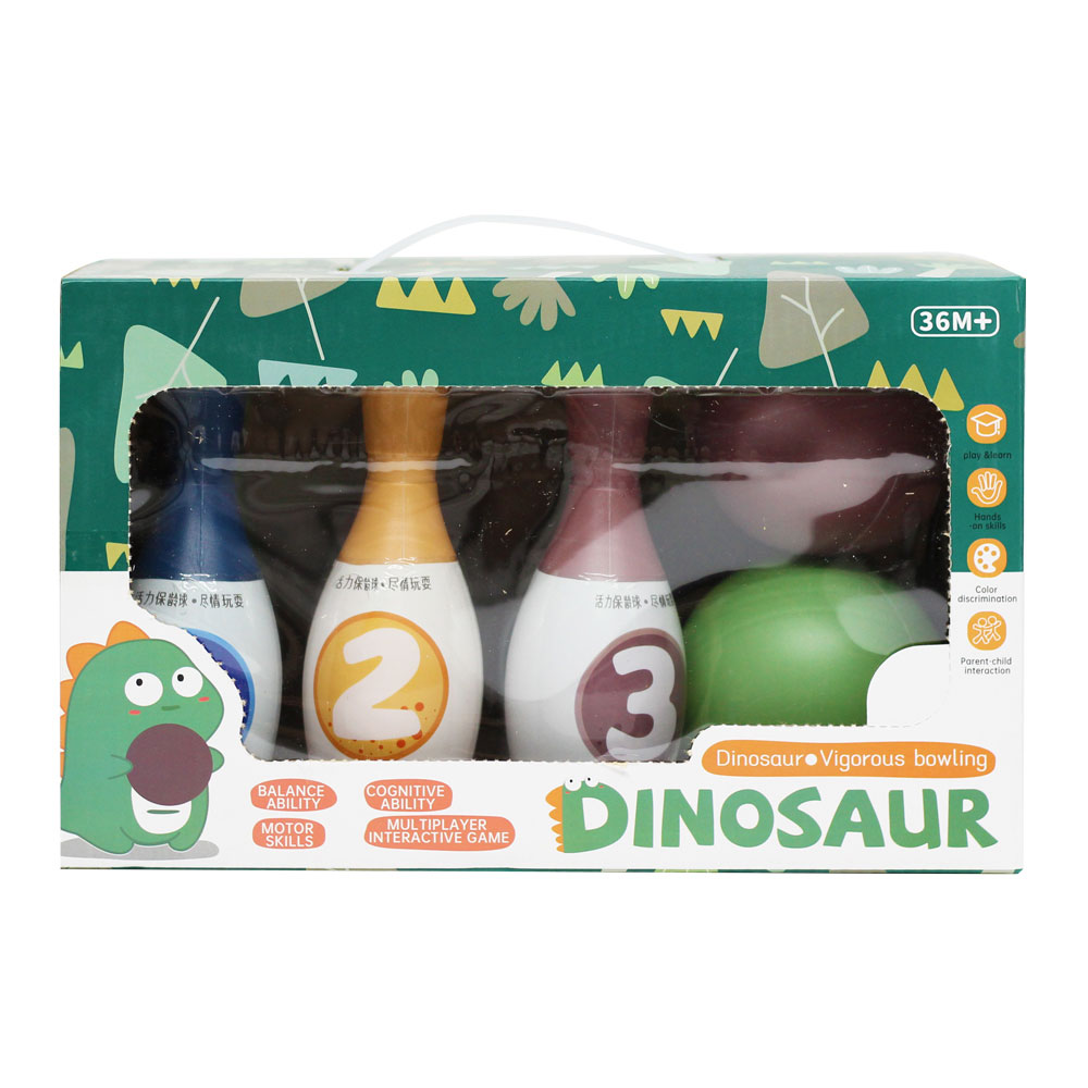 Đồ chơi bowling khủng long mini