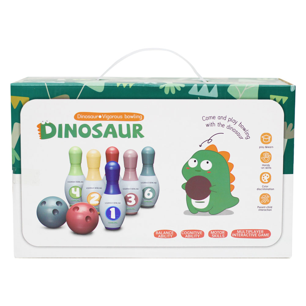Đồ chơi bowling khủng long mini