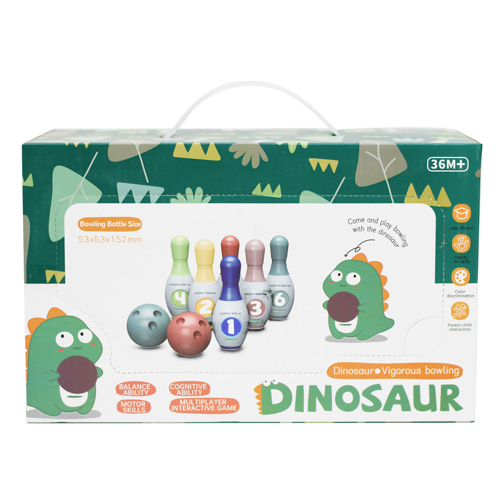 Đồ chơi bowling khủng long mini