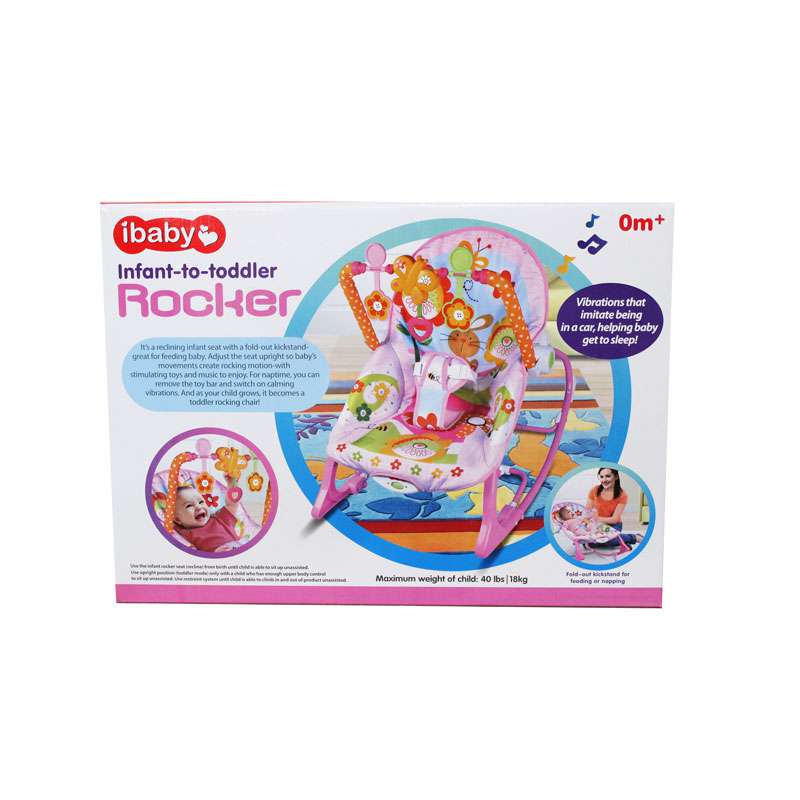 Đồ chơi ghế rung có nhạc cho bé- Ibaby