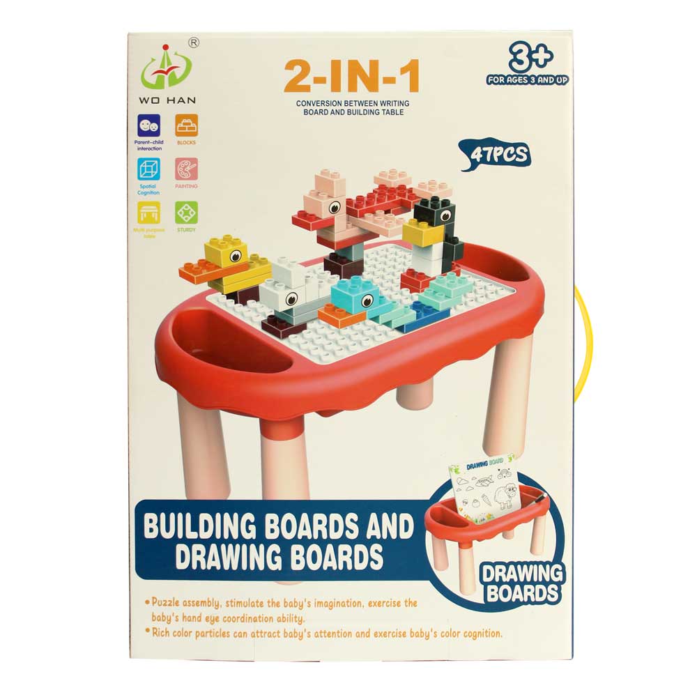 Đồ chơi bàn học xếp khối