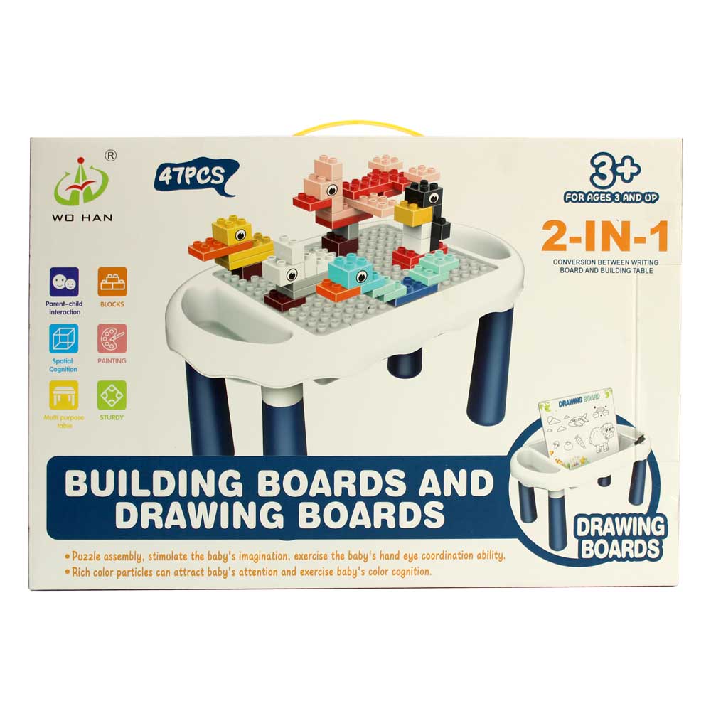 Đồ chơi bàn học xếp khối