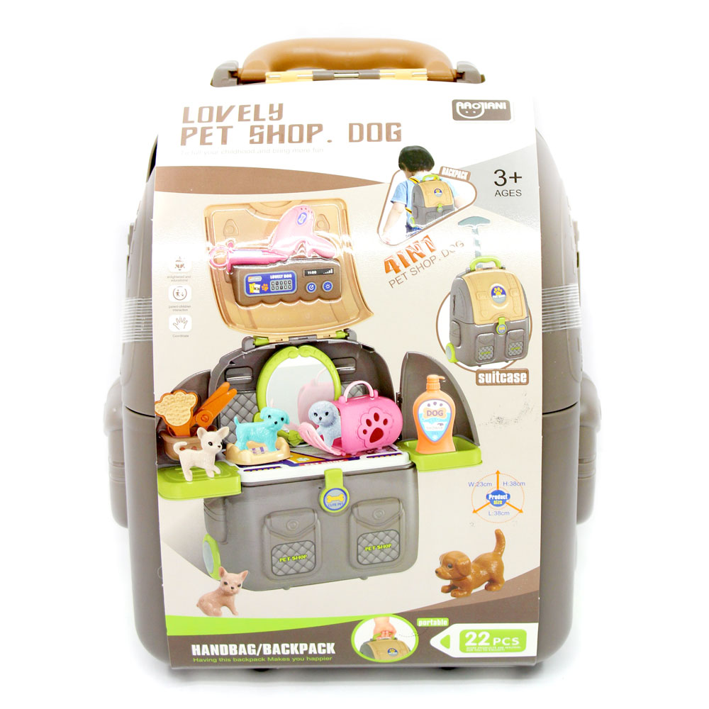 Đồ chơi chăm sóc thú cưng dạng balo đeo